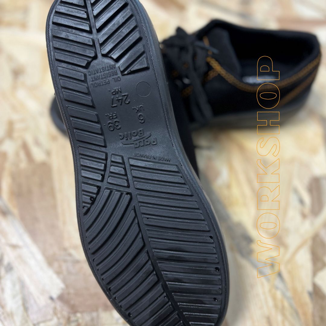 VITAMINE chaussure de sécurité basse en cuir velours noir S3 SRC LEMAITRE