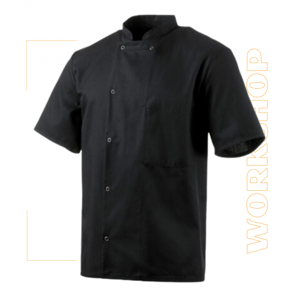 Veste de cuisine manches courtes mixte