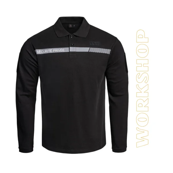 Polo SÉCU-ONE manches longues Sécurité Privée