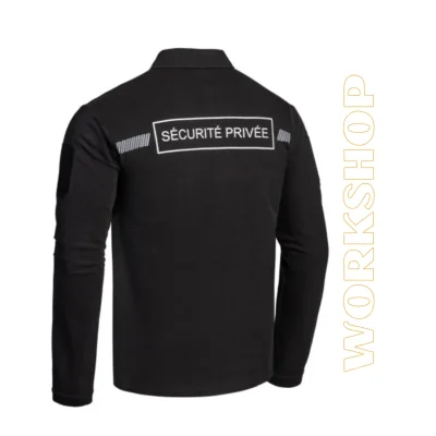 Polo SÉCU-ONE manches longues Sécurité Privée