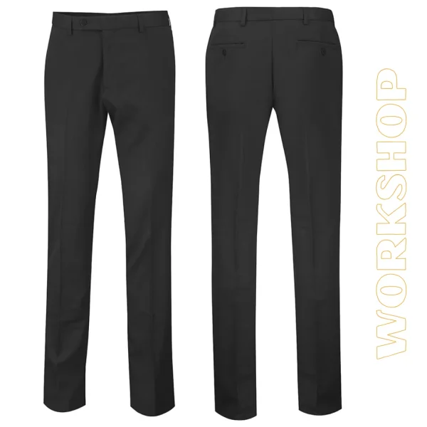 RISTRETTO PANTALON DE COSTUME POUR HOMME NOIR