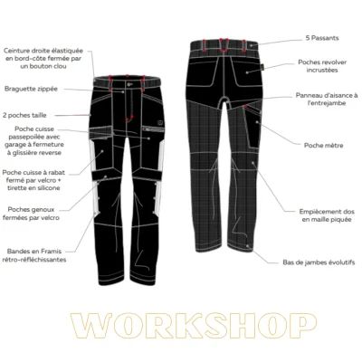 TWIST PANTALON DE TRAVAIL
