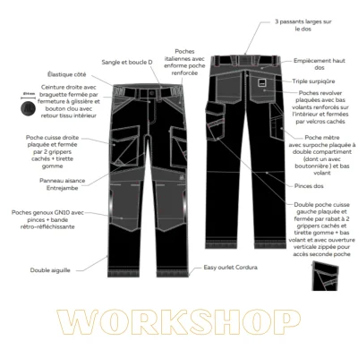 RULER PANTALON DE TRAVAIL