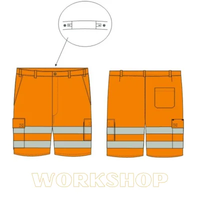 BERHVO Bermuda haute visibilité