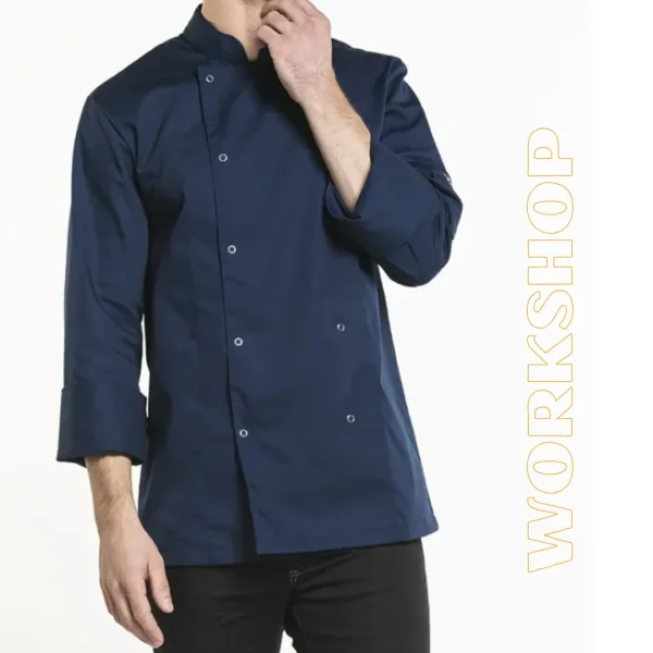 Veste de cuisine manches longues mixte