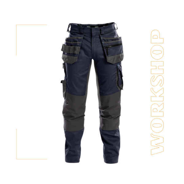 FLUX Pantalon de travail avec stretch et poches aux genoux - DASSY