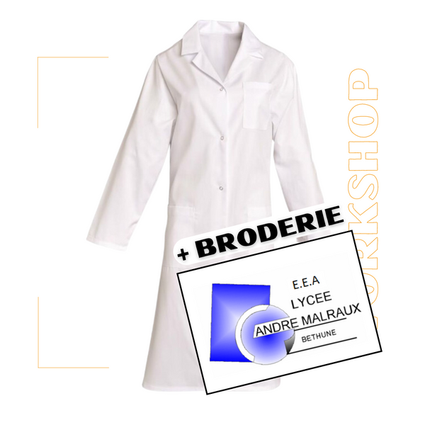 MADONA Blouse Manches Longues P/C Blanc + Broderie