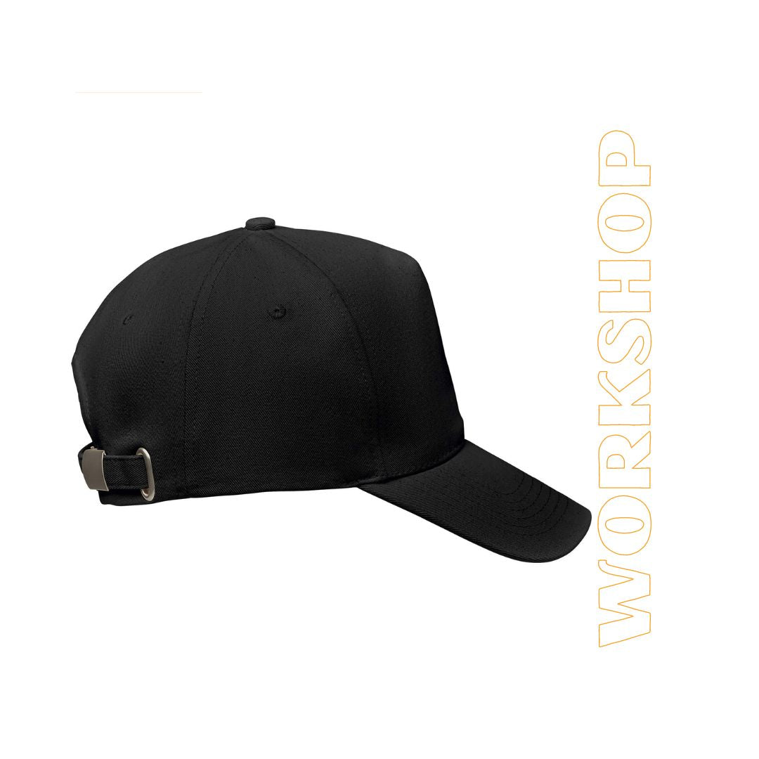 Casquette Noire SEOUL + Broderie