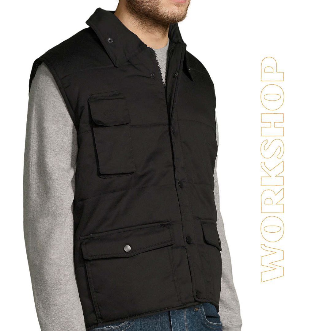 Equinox Pro BODYWARMER Noir + Broderie