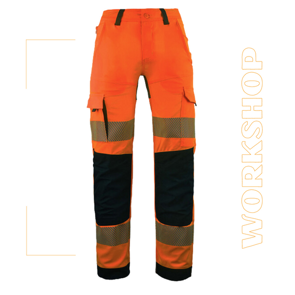 Pantalon haute visibilité Marine/Orange - PBV