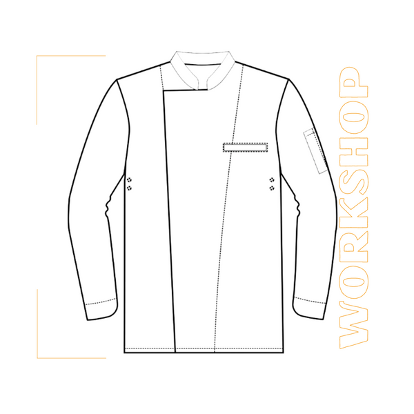 Veste de cuisine manches longues - Alex SNV