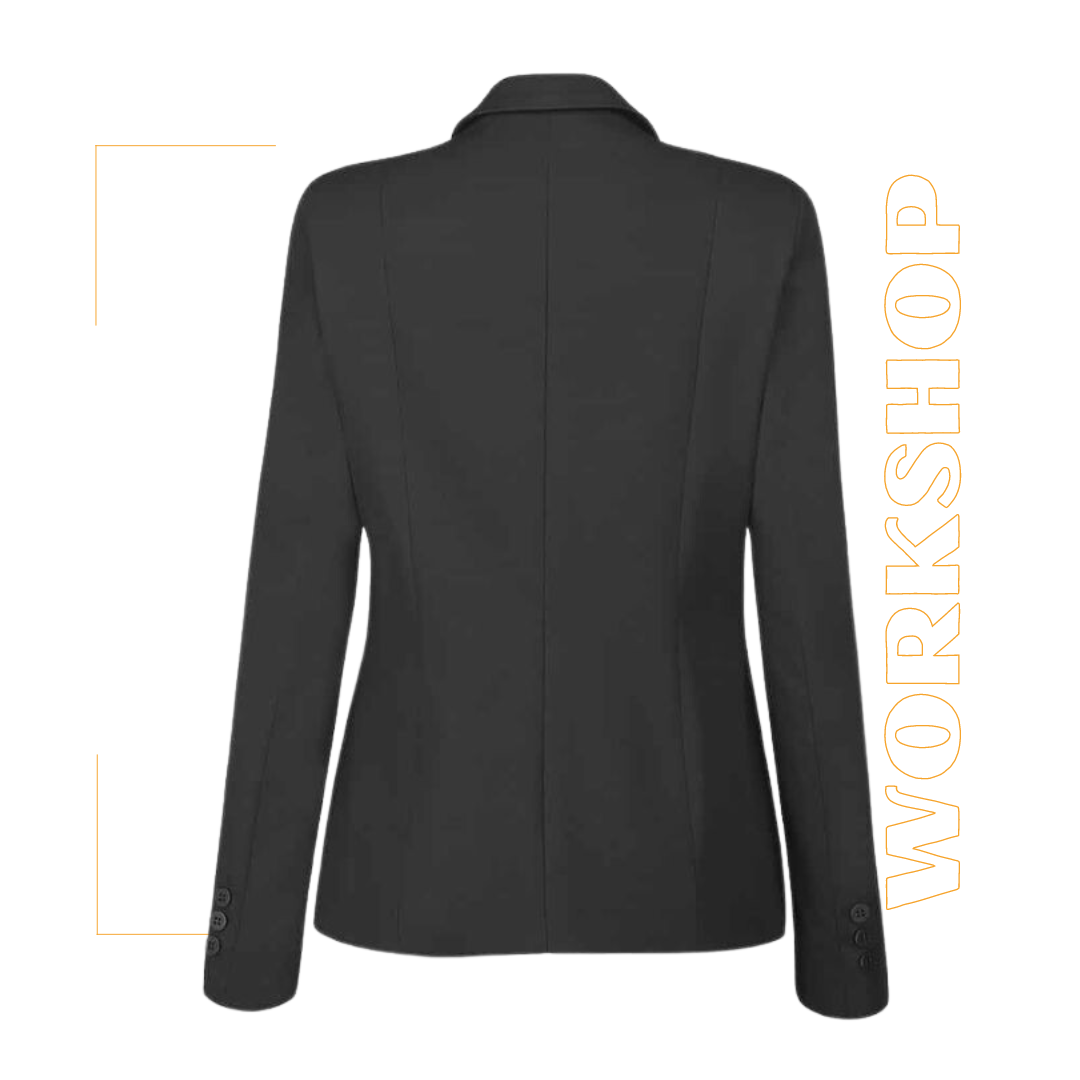 Veste Femme CORTADO Noir + Broderie